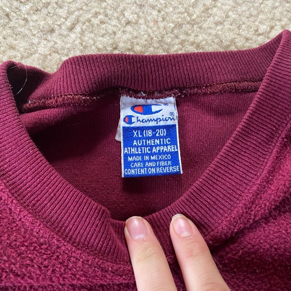 cropped champion sweatshirt - Picture 3 of 4